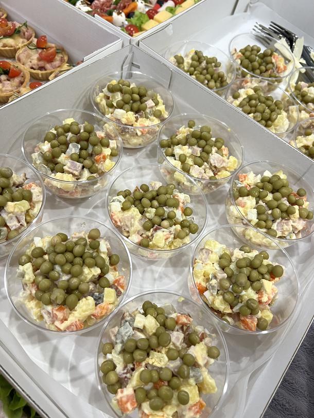 Салат Оливье мясной Салат Оливье мясной