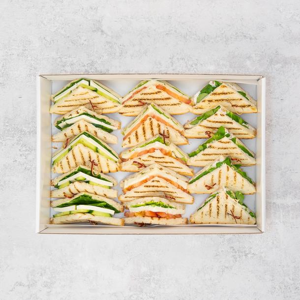 Бокс с сэндвичами (без мяса) (15шт)