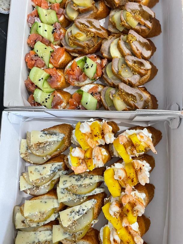 Сет брускетт "Палитра вкусов" 27 шт