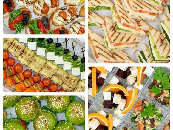Готовый фуршет "Фуршет вегетарианский" (все боксы без мяса)" на 10-15 чел в Казани