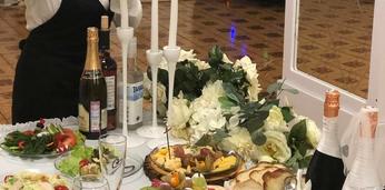 Банкет на 10-15 персон с обслуживанием