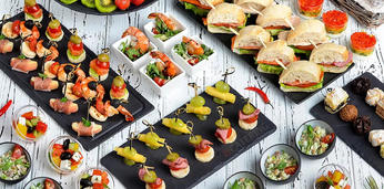 Доставка блюд и напитков на 26 персон