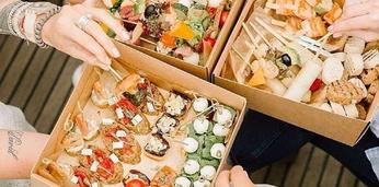 Сет брускетт и канапе на 10 персон