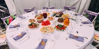 Свадебный банкет премиальный с обслуживанием на 30 персон